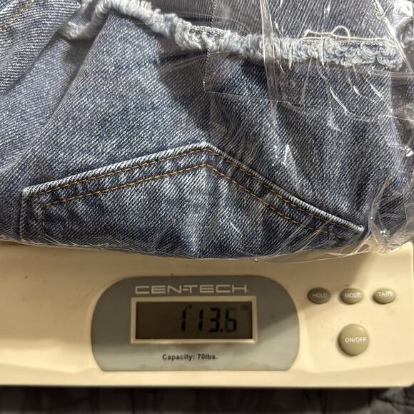 [NEW JEANS] X OIOI sz small layered skirt denim pants OI1C2MPL97BLA OFFICIAL MD - Picture 11 of 16